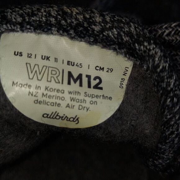 Allbirds Wool Runners Sz 12 - Picture 10 of 10